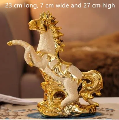 

Lucky ceramic horse decoration crafts, European desktop decoration trinkets
