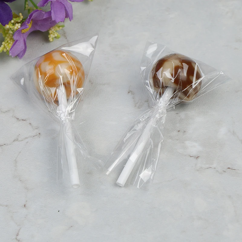 100 шт./компл. Премиум OPP прозрачные конфеты леденцы торт целлофановые упаковочные