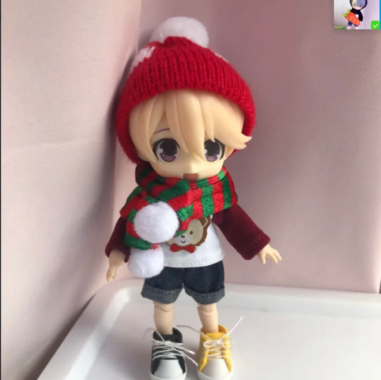 Зимняя одежда Набор для Obitsu11 OB11 1/12 кукла OB11 кукла gsc molly доступна для cu-poche OB11 Аксессуары куклы