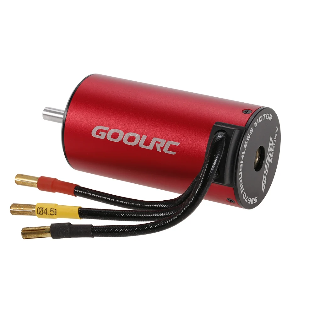 

RC Motor Original GoolRC S3670 2650KV 4 Pole Waterproof Brushless Sensorless Motor for 1/8 RC Car