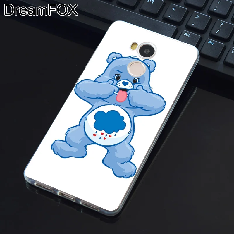 DREAMFOX L383 Care Bears Soft TPU Silicone Case Cover For Xiaomi Redmi Note 3 4 4X 5 5A 6 7 Pro Global |