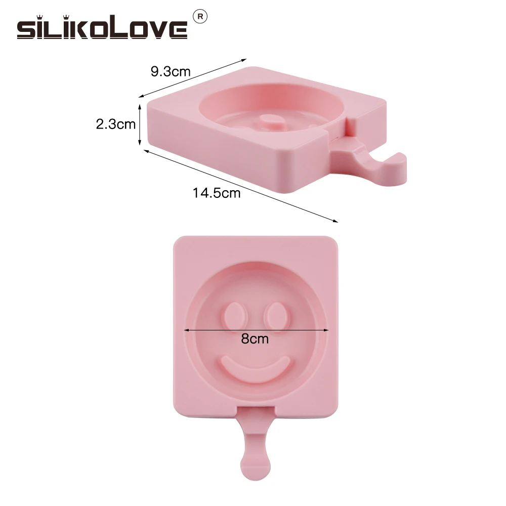 Силиконовая форма для мороженого SILIKOLOVE с палочками антипригарная безопасная
