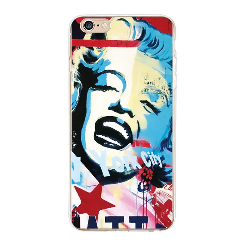 TPU Clear Phone Case For iPhone 6 6s 7 8plus x Soft Sexy Girls Red Lips Printed Silicone Cover Free shipping 4 5se |