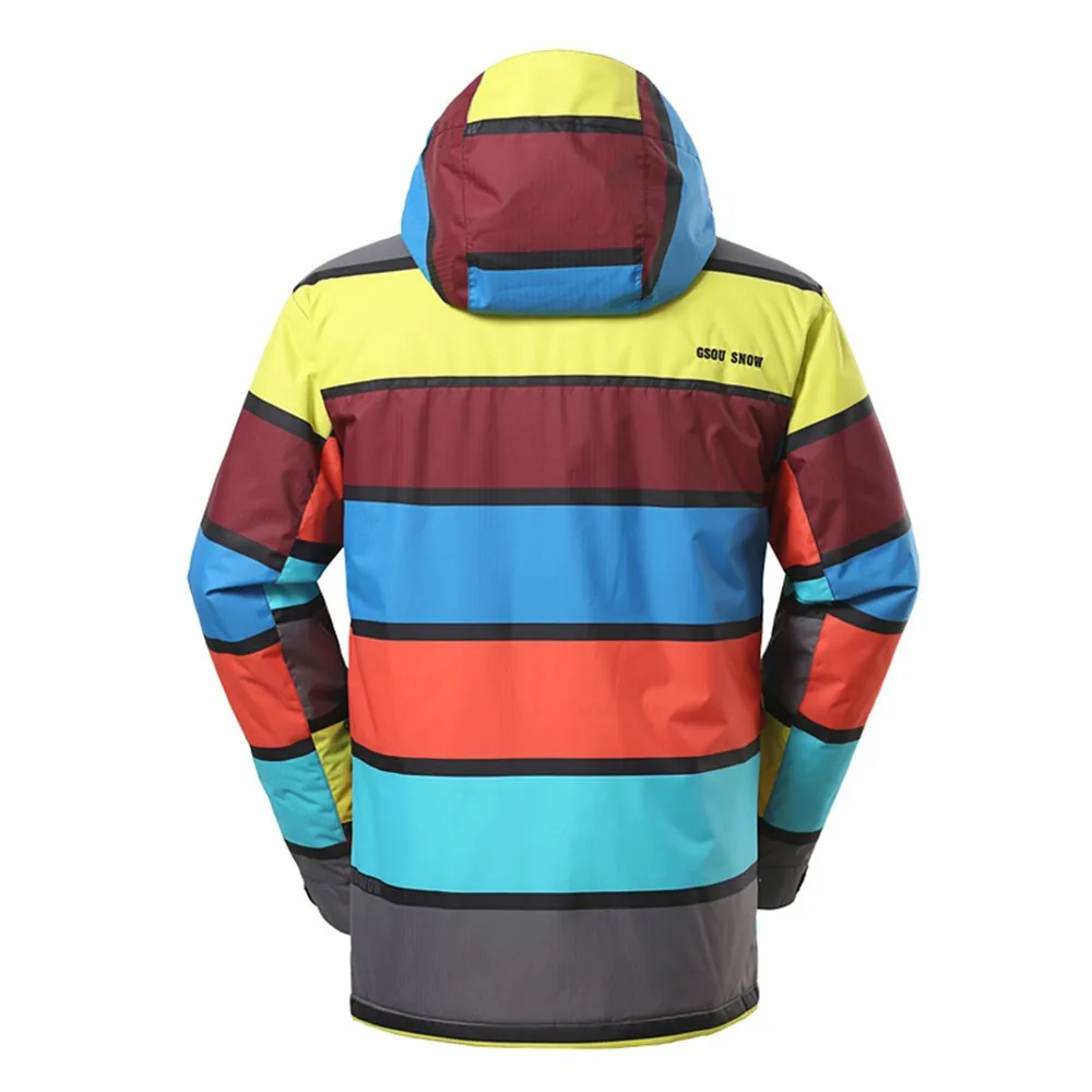 Новый Мужчины Лыжная Куртка Ветрозащитный Теплое Пальто Мужской Открытый