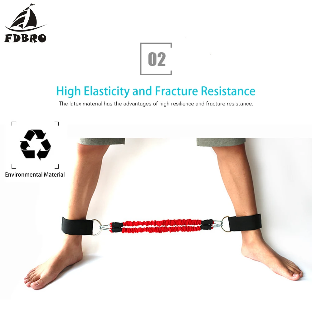 FDBRO новые Резистентные резинки для ног из натурального латекса эластичные