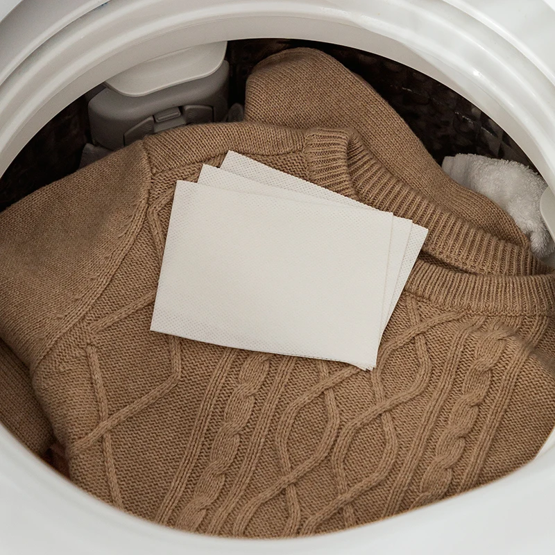 40Pcs/Bag Dyeing cloth Washing Machine Use Mixed Proof Color Absorption Sheet Anti dyed Cloth Laundry Grabber | Дом и сад