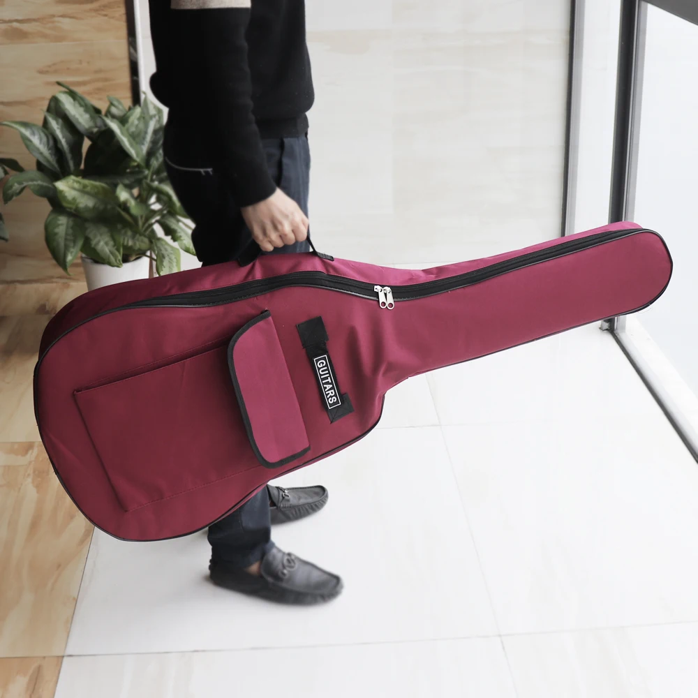 40/41 дюймовый чехол из ткани Оксфорд для гитары Gig Bag с двойными лямками 5 мм