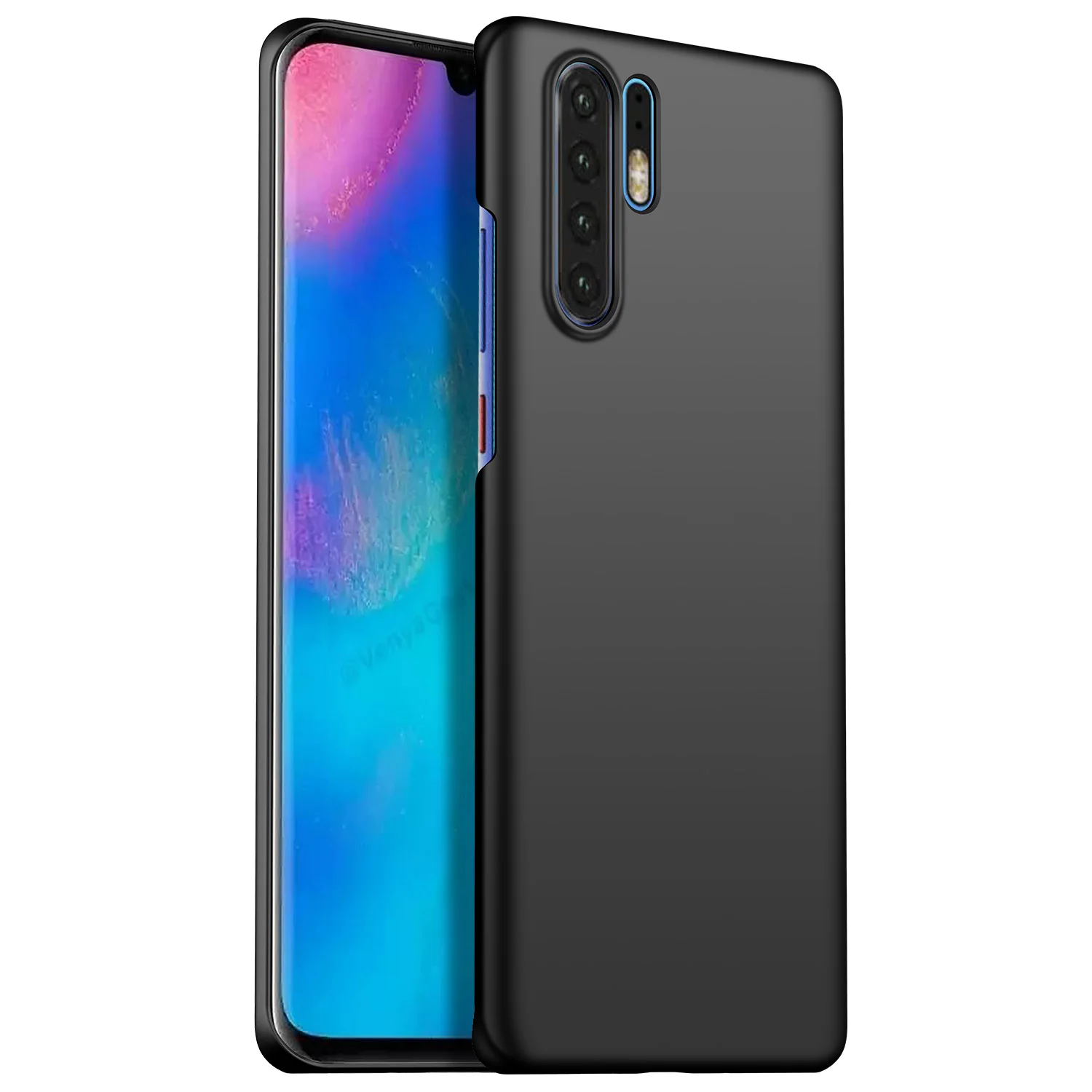 Для huawei p30 Pro Чехол роскошный высококачественный Жесткий ПК Тонкий чехол матовый защитный чехол для задней крышки чехол s для huawei p30 p30pro чехол для телефона - Цвет: Smooth black