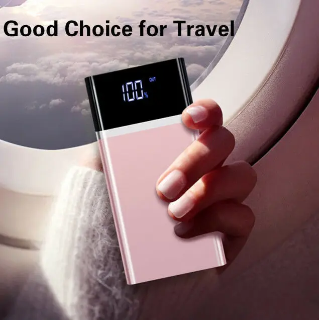 Зарядное устройство 50000 мАч внешний аккумулятор проводное зарядное для iPhone Samsung