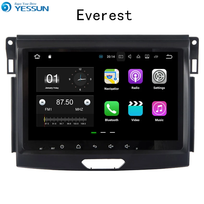 YESSUN для Ford Everest 2010~ Автомобильный навигатор gps Android аудио видео HD сенсорный экран стерео Мультимедийный плеер без CD DVD