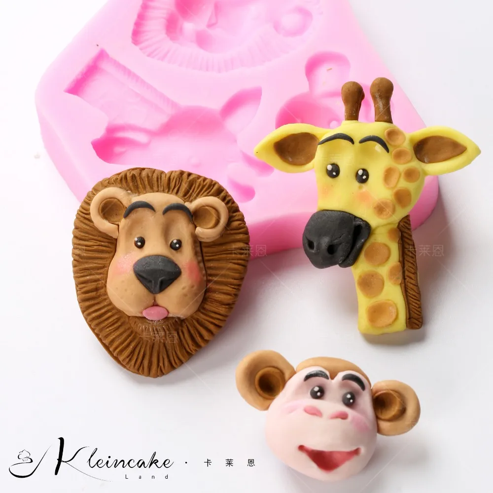 Yueyue Sugarcraft зверушка Мальчик День Рождения силиконовая форма для торта помадная