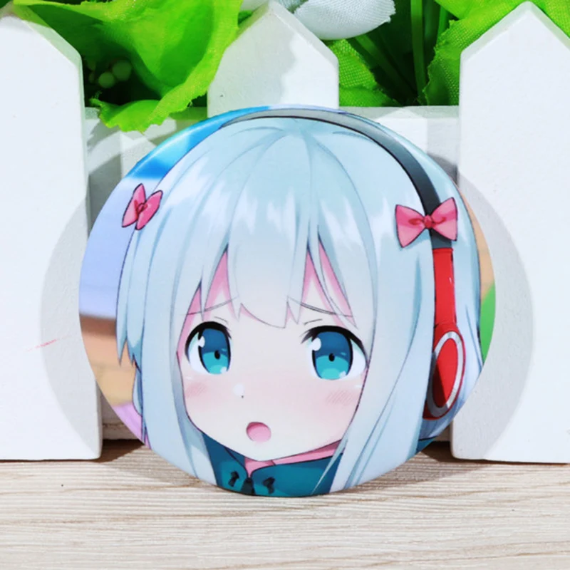 FFFPIN 5,8 см большая брошь учитель Izumi Sagiri нагрудник Япония Аниме ТВ игра значок для девушки булавка монета значок ткань украшение для рюкзака