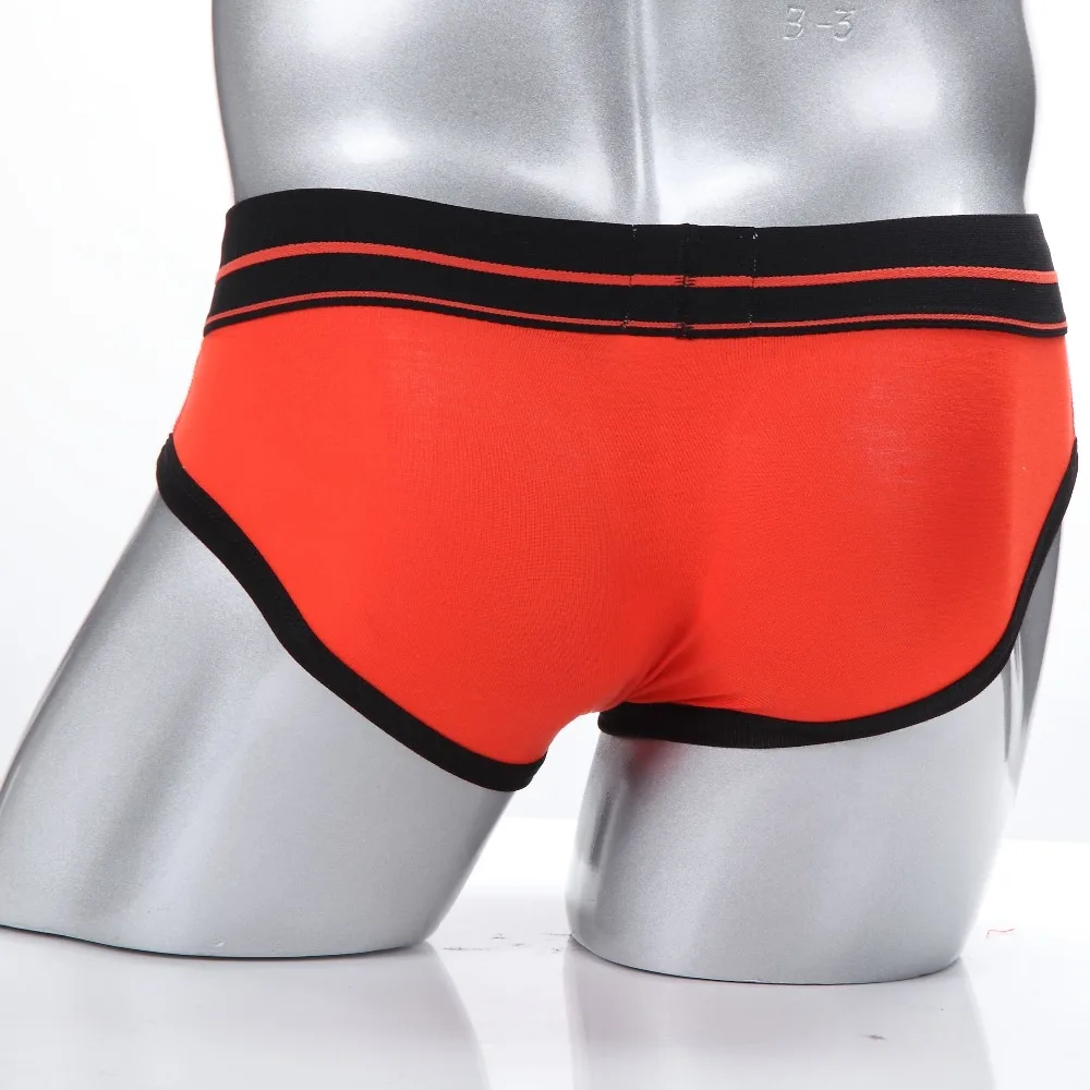 Новые мужские лоскутные Мягкие Модальные трусы с u образным выпуклом карманом