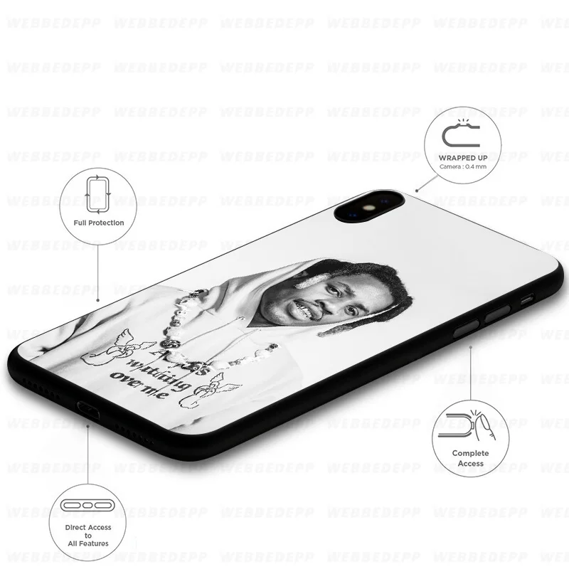 WEBBEDEPP Denzel Curry Rap Soft Case for Huawei Mate Honor 20 6A 7A 7C 7X 8 9 9X 10 View Lite Pro 30 |