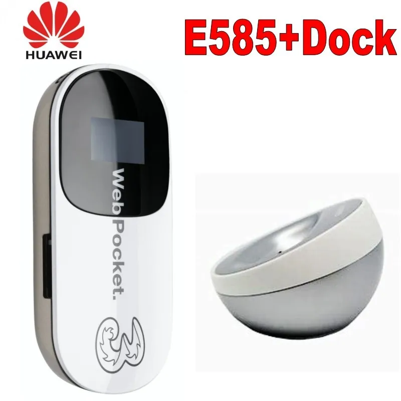

Original Unlock HSDPA 7.2Mbps HUAWEI E585 3G MiNi Router And 3G WiFi Router with Dock station