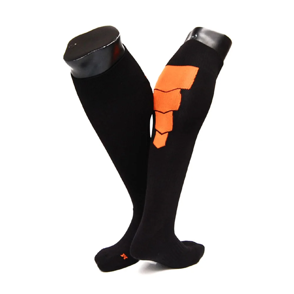 black and orange 3 пара/лот, теплые носки, унисекс, поддержка ног, Стрейчевые Компрессионные носки, Компрессионные носки до колена, мужские счастливые носки - Цвет: black and orange