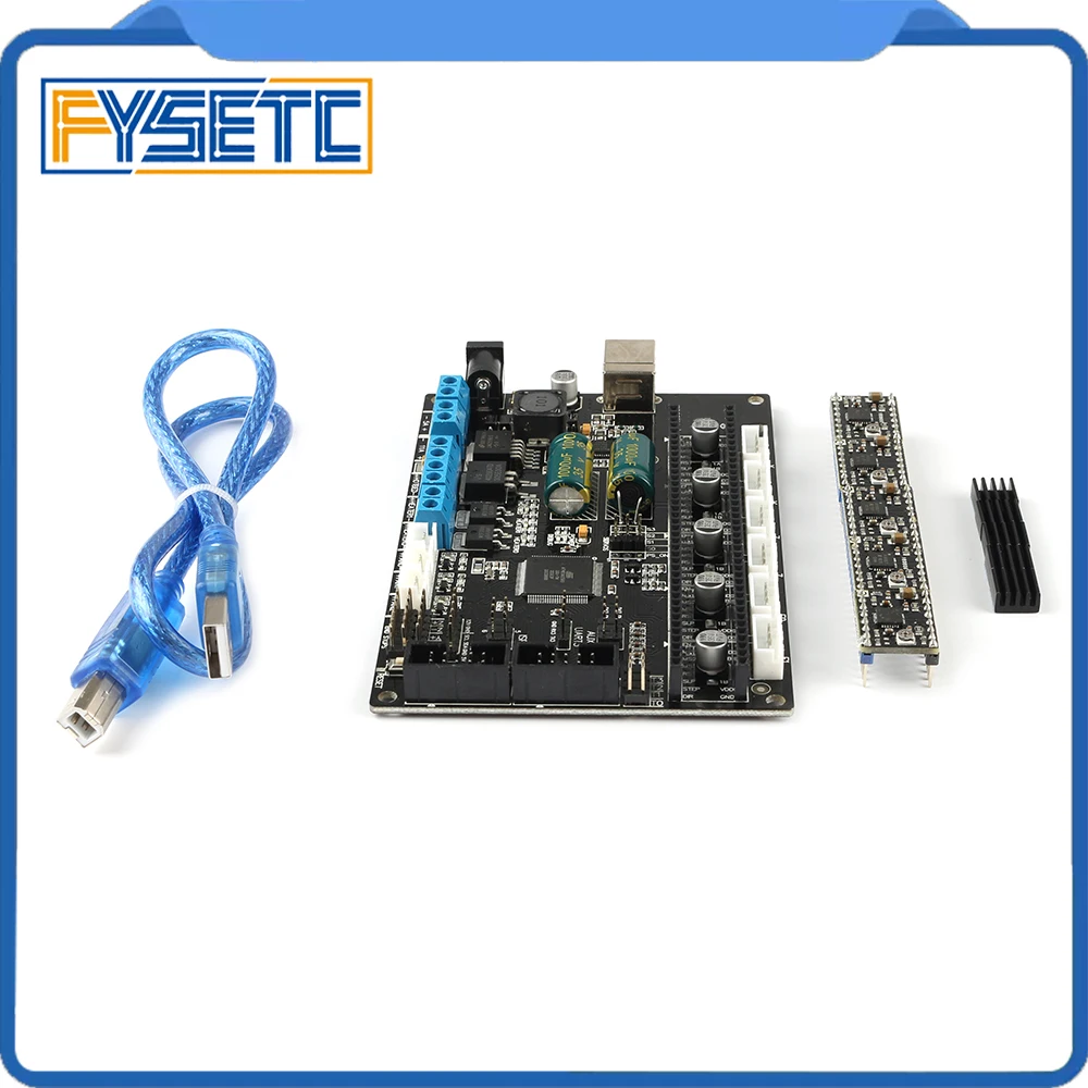 TriGorilla материнская плата совместима Mega2560 и RAMPS1.4 интегрированная плата контроллера+ 5 шт. A4988 Драйвер для Kossel Prusa i3 CNC