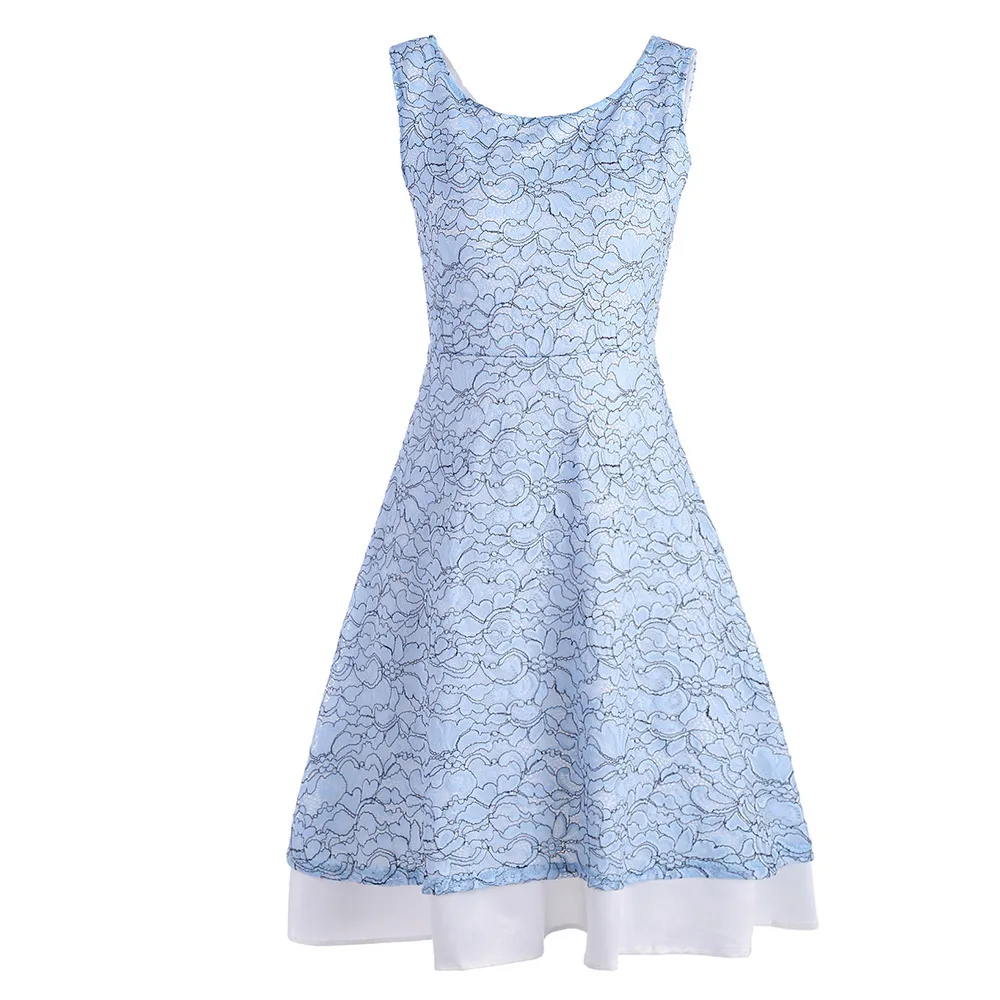 Женское кружевное платье до колена с круглым вырезом платья футляры Vestidos|Женские