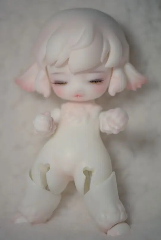 Модель с изображением Овцы BJD модель животных для коллекции ню кукла коллекция в