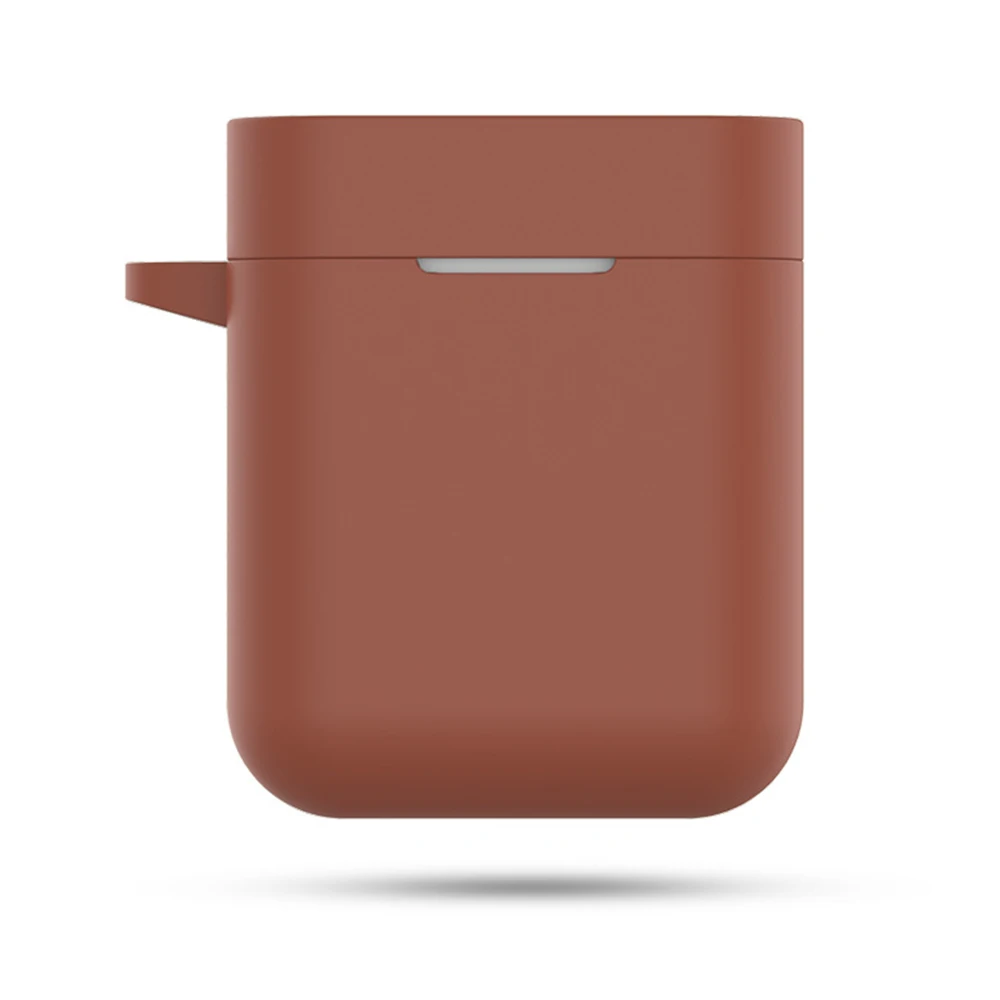 light brown Беспроводной Bluetooth чехол силиконовый чехол для Xiaomi Airdots Pro Наушники защитный чехол для Xiaomi Air гарнитура аксессуары Coque - Цвет: light brown