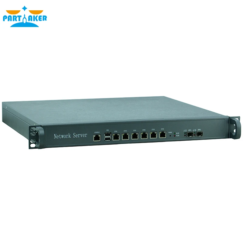 Причастник F9 H67 8 Lan 1U сетевой сервер брандмауэр прибор с Intel i5 3470 2G RAM 8G SSD|firewall