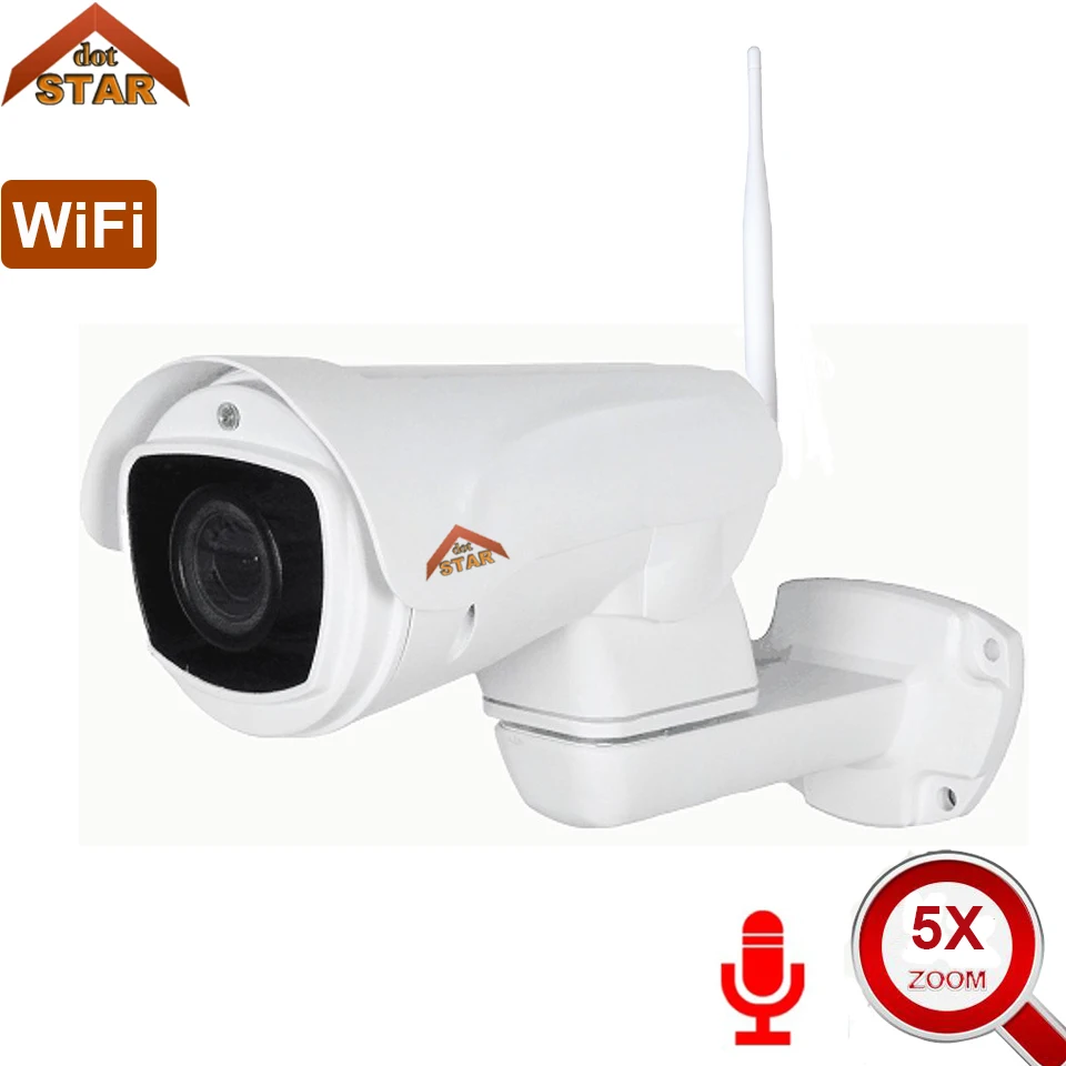 Stardot 1080P Wifi ip камера беспроводная водонепроницаемая наружная 2mp Bullet 5X Zoom IR Cut