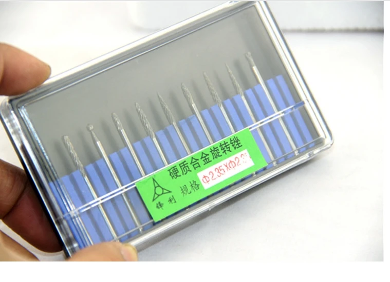 10 шт. Вольфрам твердосплавные боры Сталь стоматологические Алмазные Боры