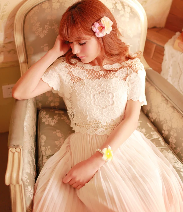 Милая рубашка принцессы в стиле Лолиты Новое поступление лето 2013 белая свободная