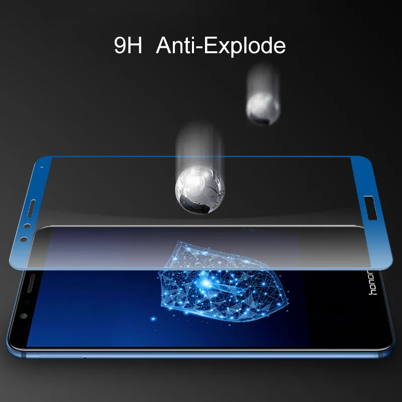 Закаленное стекло 9H с полным покрытием для HUAWEI Honor 7A DUA L22 7C Pro AUM L41 L29 защитная