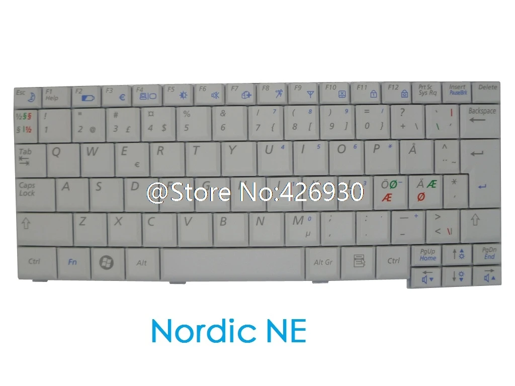 Клавиатура для ноутбука Samsung NC10 ND10 N140 N128 N130 N110 N108 N135 английская швейцарская SW