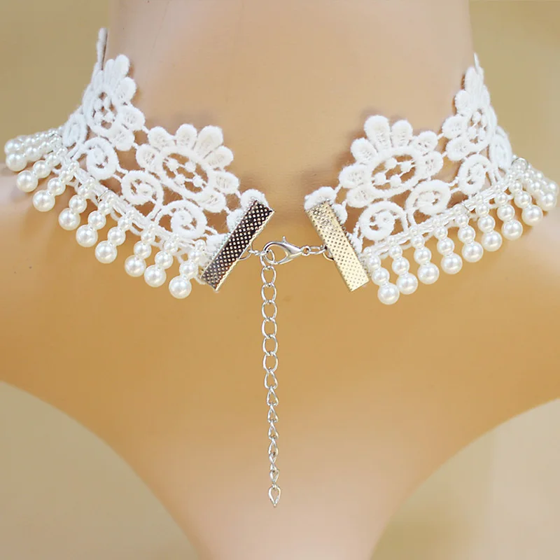 Женское ожерелье ручной работы с кулоном из искусственного жемчуга|wedding signature|choker