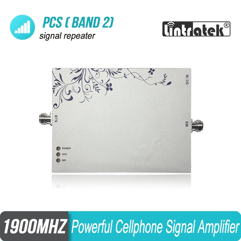 Lintratek функциональный MGC/ALC/ISO PCS 1900mhz усилитель сигнала GSM UMTS LTE 1900 Band 2 Booster 2G 3G 4G
