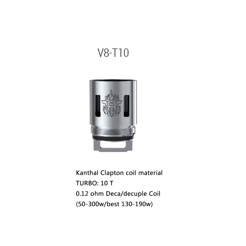 Оригинальный мобильный телефон 3 шт./упак. электронных сигарет SMOK TFV8 катушки для
