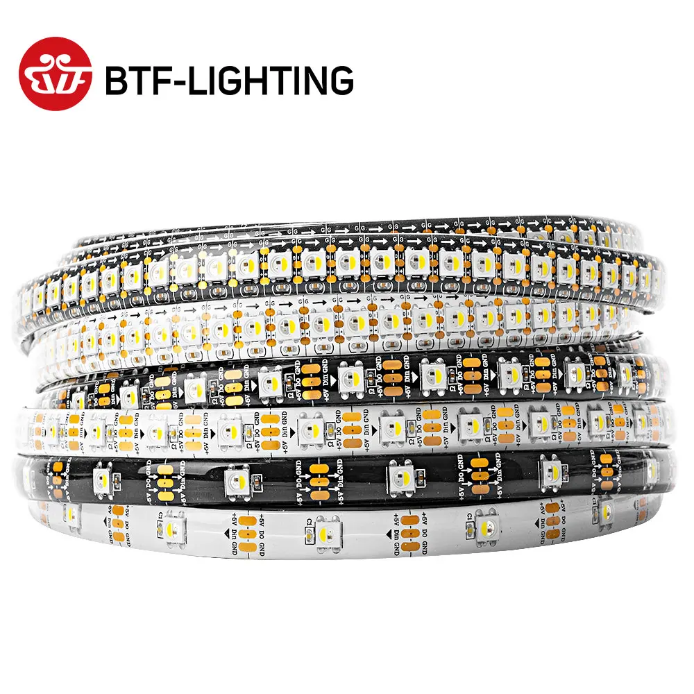1 м/4 м/5 м SK6812 (аналогичный ws2812b) RGBW 4 в 30/60/144 светодиодов/pixles/m индивидуальная