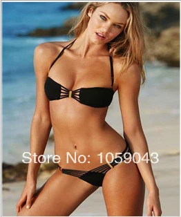 Free shipping 2014 new fashion swimsuit sexy black&ampwhite swimming suit padded bikini |