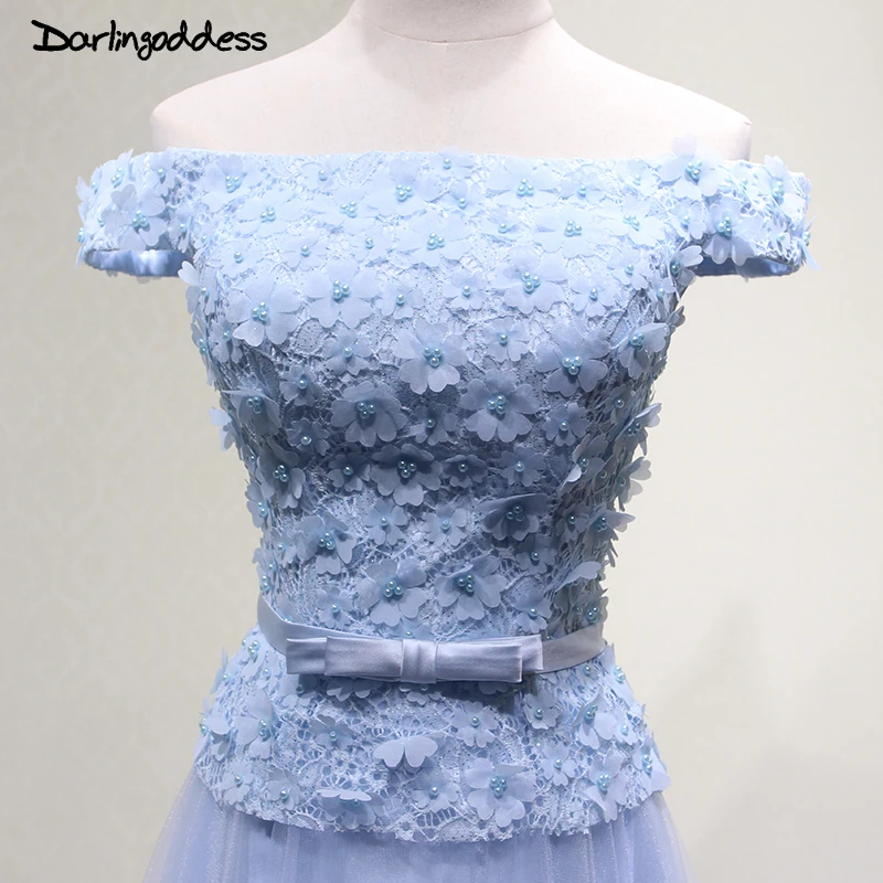 2017 дешевые длинные светло-голубые платья для выпускного вечера элегантные