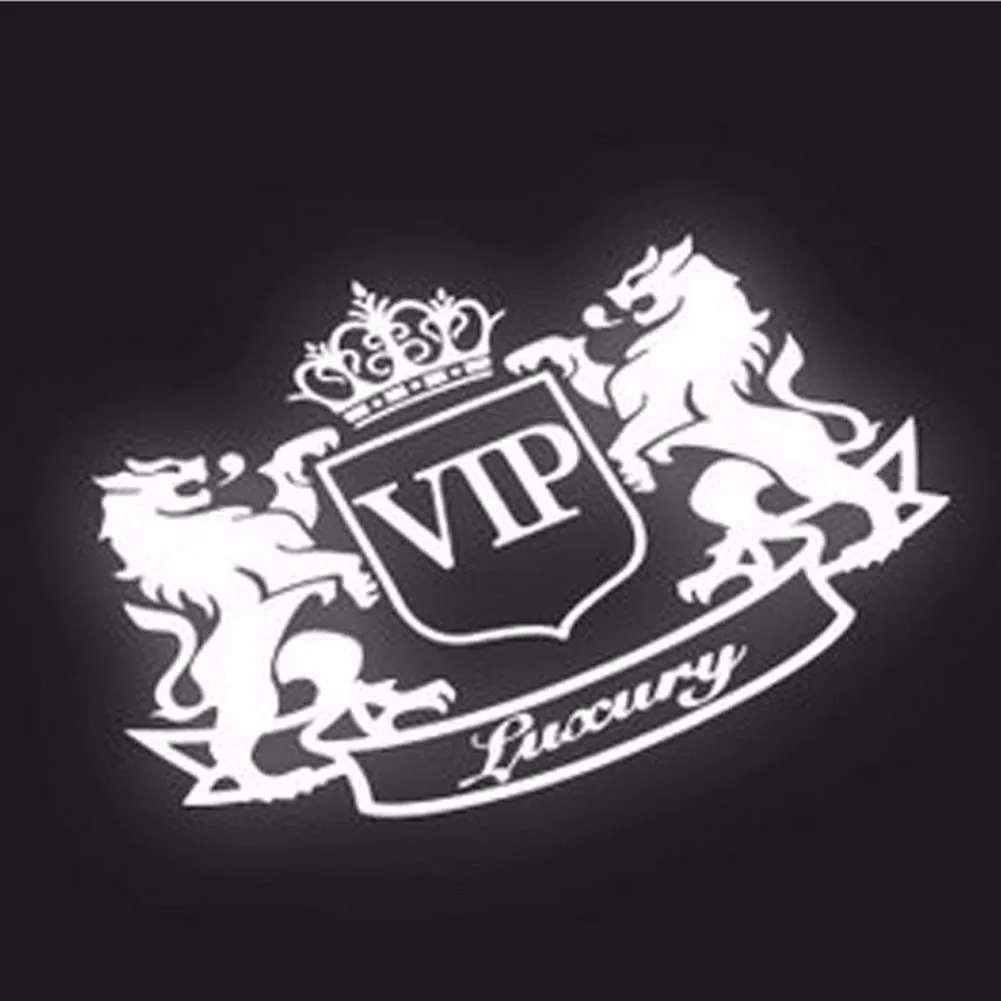 1 шт. 14*11 см 2017 новый стиль автомобильные наклейки VIP Лев отражающий винил