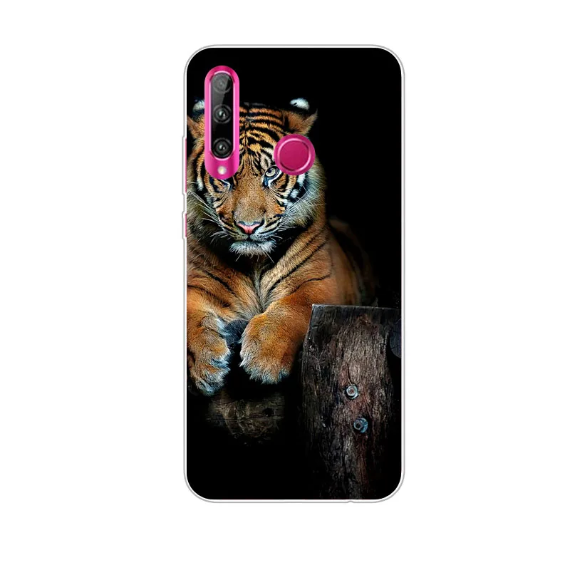 Huawei honor 10i Case Silicon wolf pack Painting Soft TPU Back Cover for honor10i Phone protect cases shell |