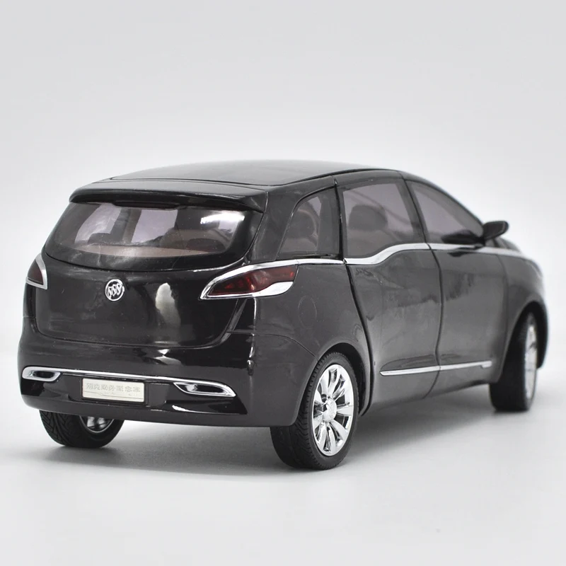 Новинка 1:18 GMC Buick GL8 MPV бизнес концепция литая Черная машина модель игрушки для