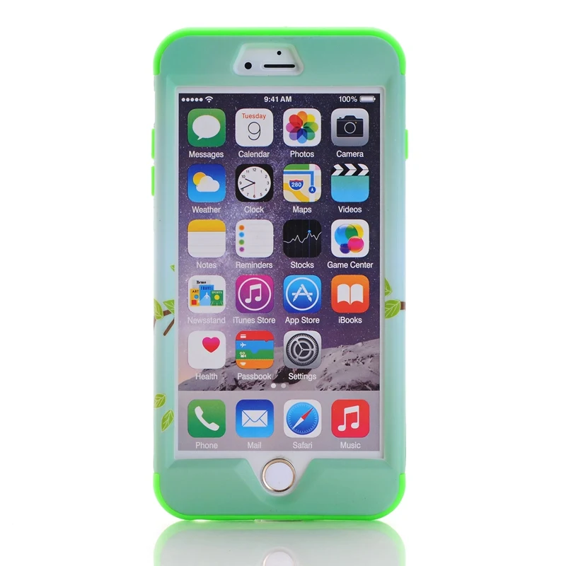 Для apple iphone 6 plus/6 s plus Симпатичные Совы Солнечный Телефон Case Cover Гибридный Жесткий