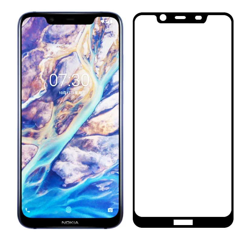 9H ультра тонкий полный протектор экрана закаленное стекло для Nokia 5 3 2 2018X5 1 Plus