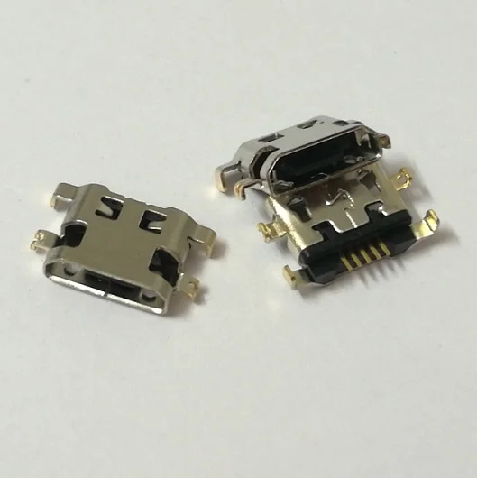 100 шт./лот для Alcatel 6035R Idol S 4033 4033D POP C3 micro usb разъем зарядки док-станции зарядное