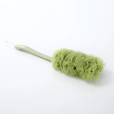 green Губка для ванны, щетка для тела, скруббер, очиститель кожи, аксессуары для ванной и душа, щетка для ванны, щетка для мытья тела, скруббер, сетка - Цвет: green
