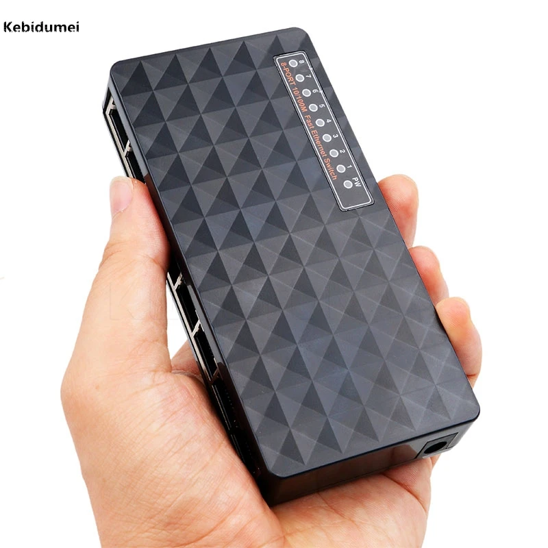 Сетевой переключатель на 8 портов 100 Мбит/с LAN RJ45|8 port|ethernet hublan swich |