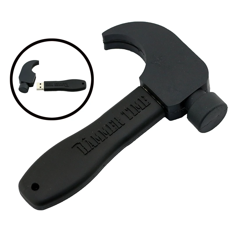 Регулируемая флэш карта USB 2 0 8 ГБ 16 32 64 128 накопитель молоток креативный