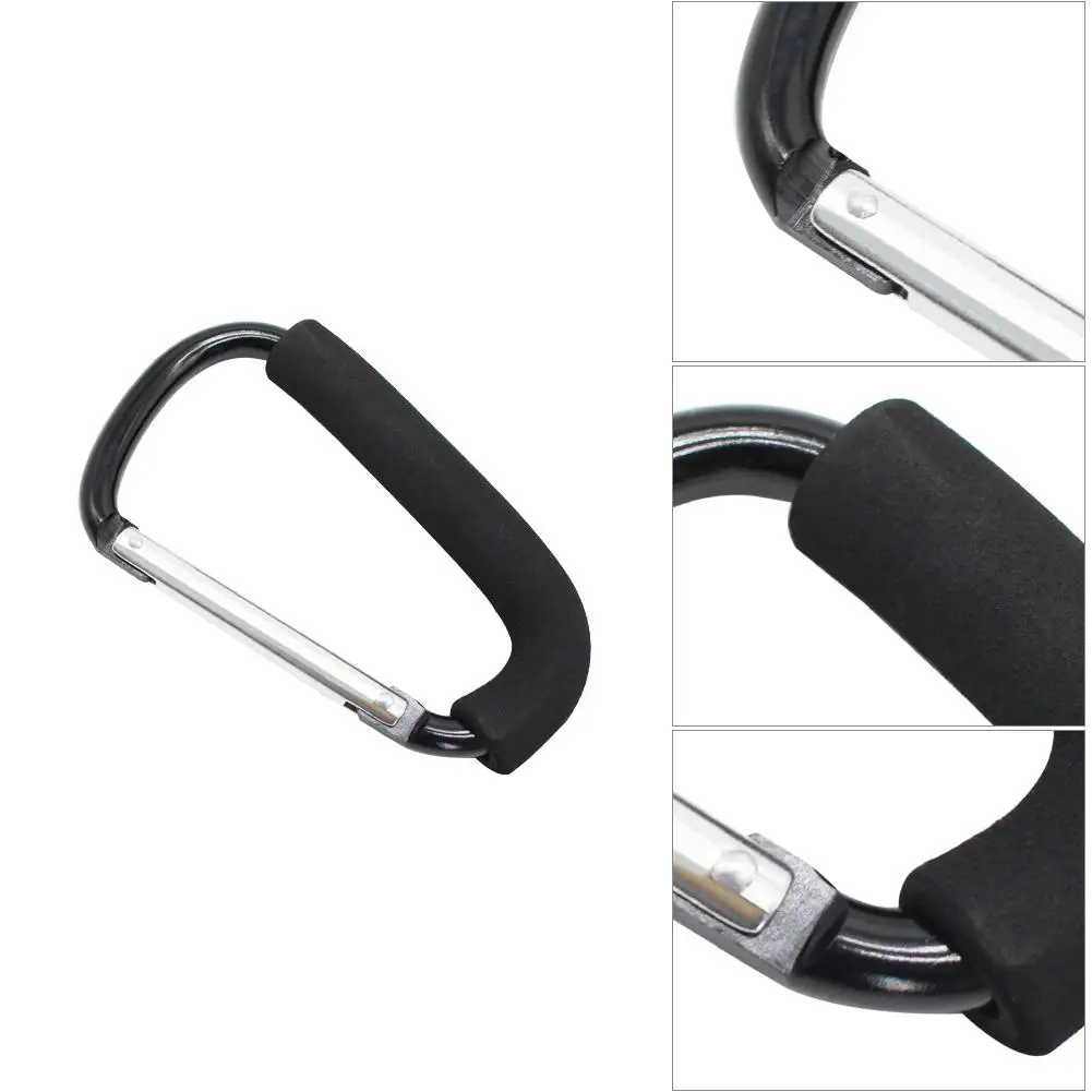 

Large Aluminum Alloy Children Stroller Hook Set mountaineering hook
