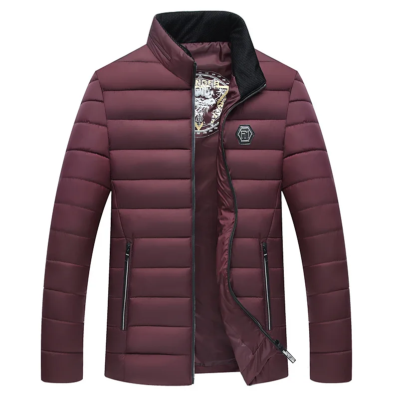 Модная мужская куртка пальто Толстая Теплая новая одежда 2018 теплые парки для