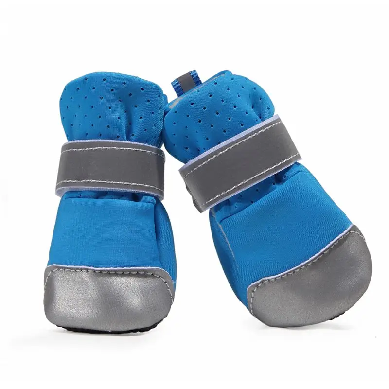 Новая дышащая обувь для домашних животных на лето мягкая подошва Обувь собак