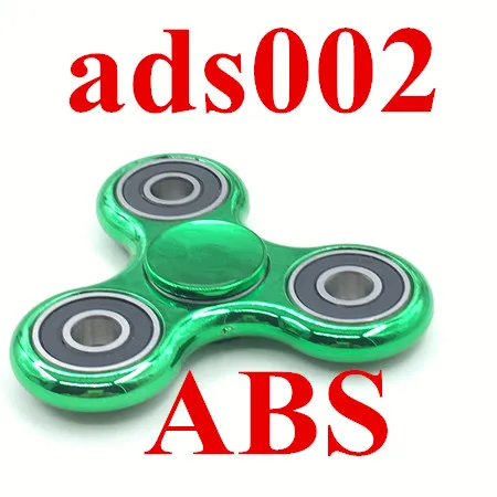 1 pc ABS Green 1 шт. Спиннер-Спиннер розовый ручной Спиннер синий палец игрушка-Лидер продаж, спинер EDC Гальванизированный палец гироскоп для снятия стресса занятая доска DIY - Цвет: 1 pc ABS Green