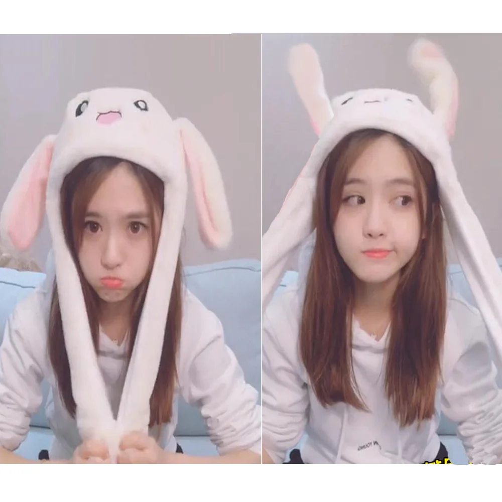 Звезда с тем же абзацем ушек будет перемещать шляпу флэш кролик шапка уши кролика